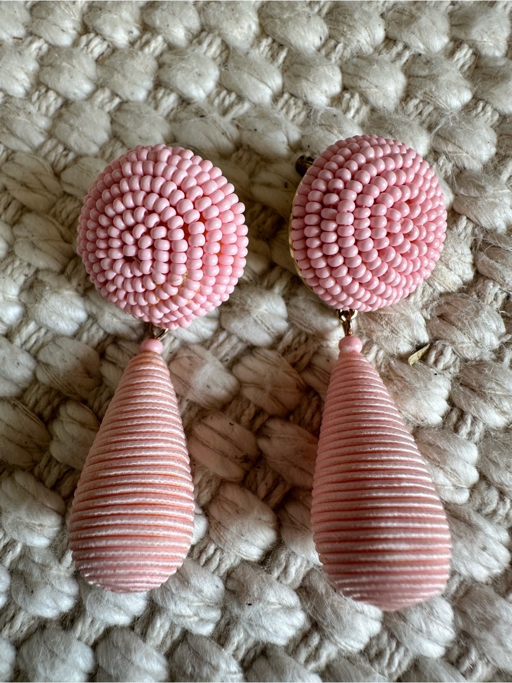 BAUBLEBAR - Pink Beaded Drop Earrings - Women Accessories